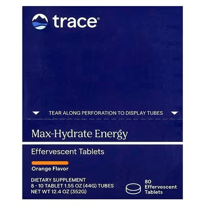 Trace Minerals Max-Hydrate Naranja Tabs Portada 2
