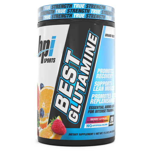 BPI Sport Best Glutamina 50 Servicios Berry Citrus Portada