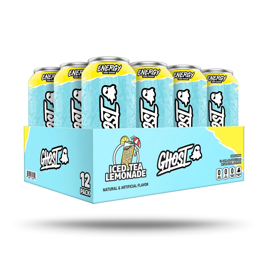 Ghost Energy Drink 16Oz 12 Pack Iced tea lemonade