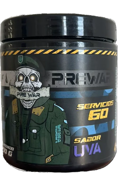 Virta Prewar Oxido 60 servicios Pre Entreno Uva