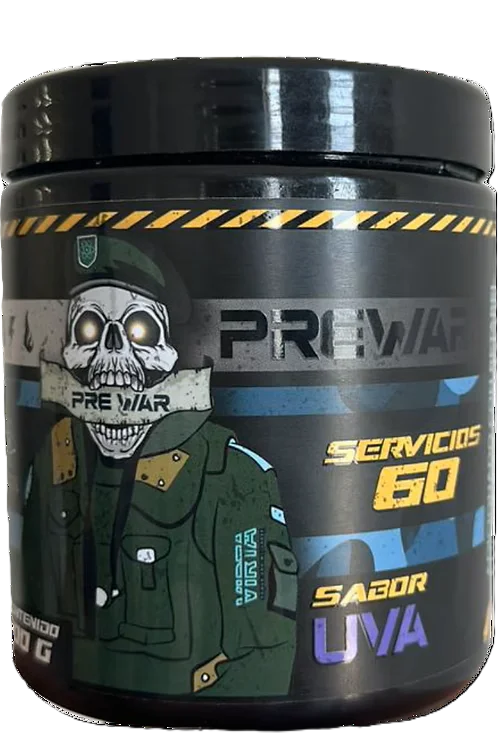 Virta Prewar Oxido 60 servicios Pre Entreno Uva