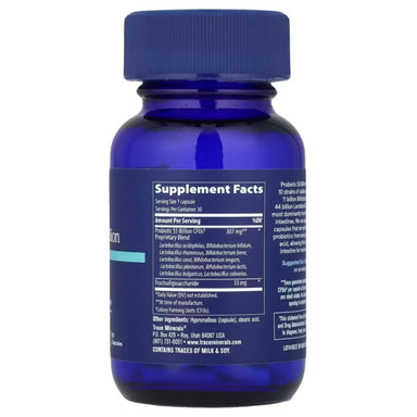 Trace Minerals Probiotic 55 Billion 30 Capsulas Informacion nutricional