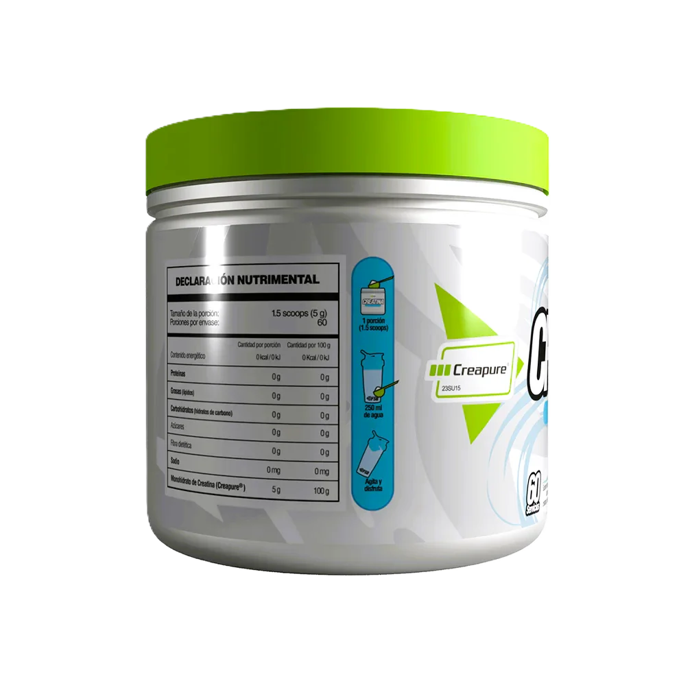 FSB Creatina Creapure 300g 60 servicios informacion nutricional