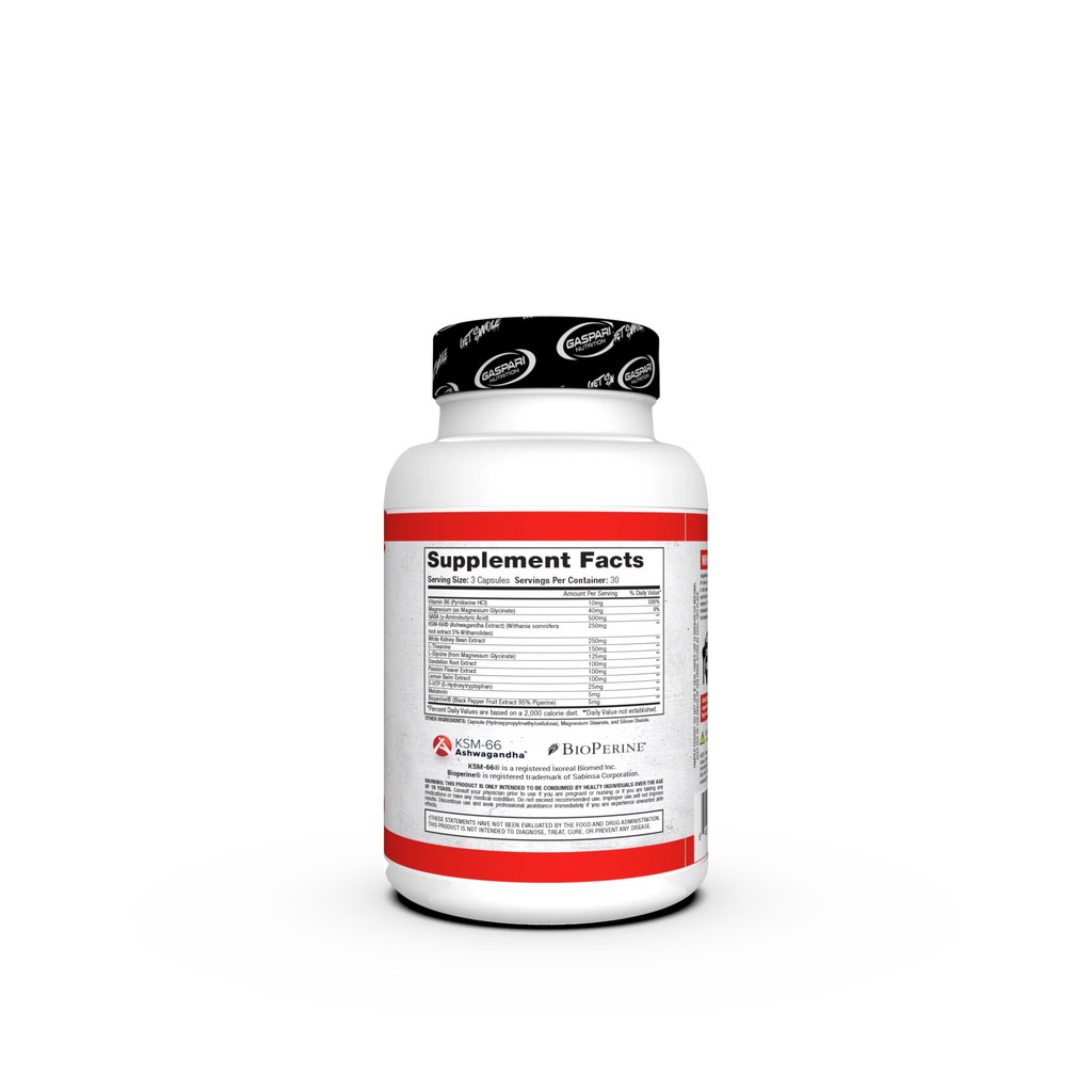 Gaspari Nutrition Cytolean Night Time PM 90 Cápsulas Informacion nutricional