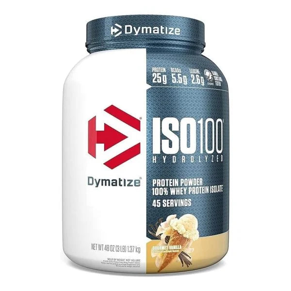 Dymatize Proteina Iso 100 3 Lbs 45 Servicios vainilla