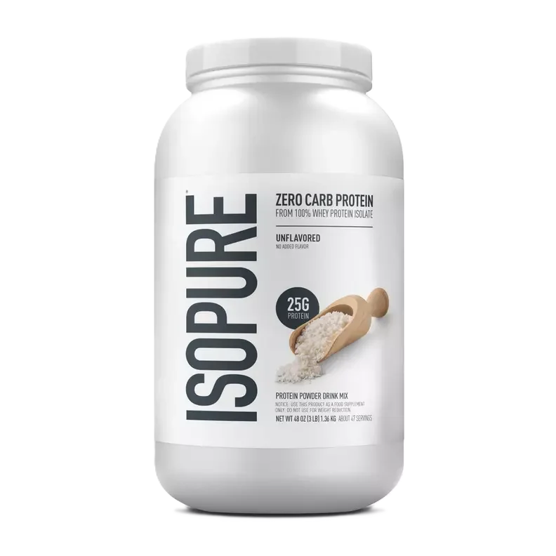 Isopure Proteina Zero Carb 3 Lbs 44 servicios sin sabor