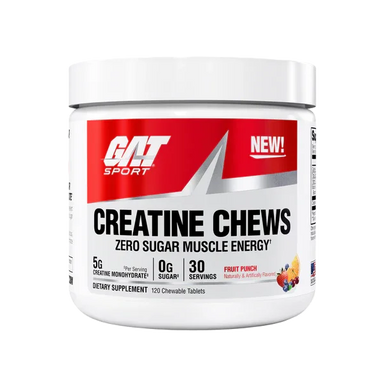 GAT Sport Creatina Chews 30 Servicios Fruit Punch