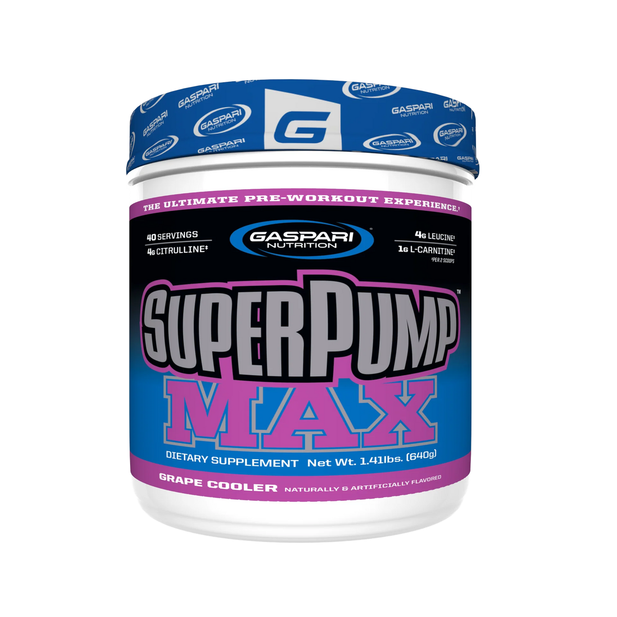 Gaspari Nutrition Super Pump Max 40 Servicios uva