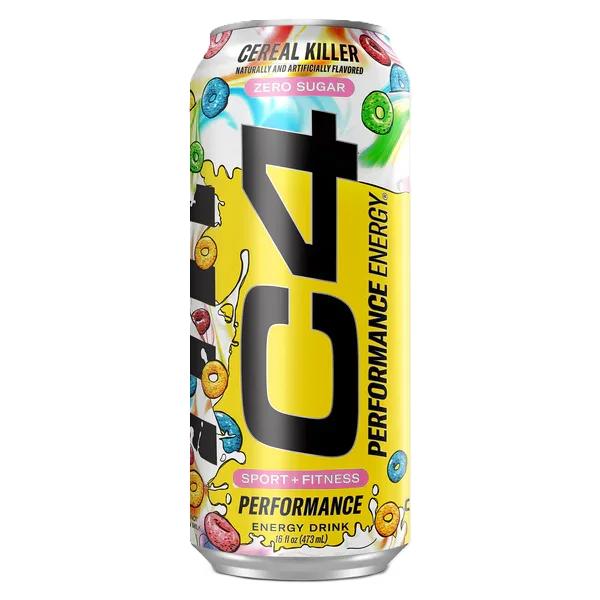 Cellucor c4 energy drink zero azucar 16 oz (12 latas) cereal killer