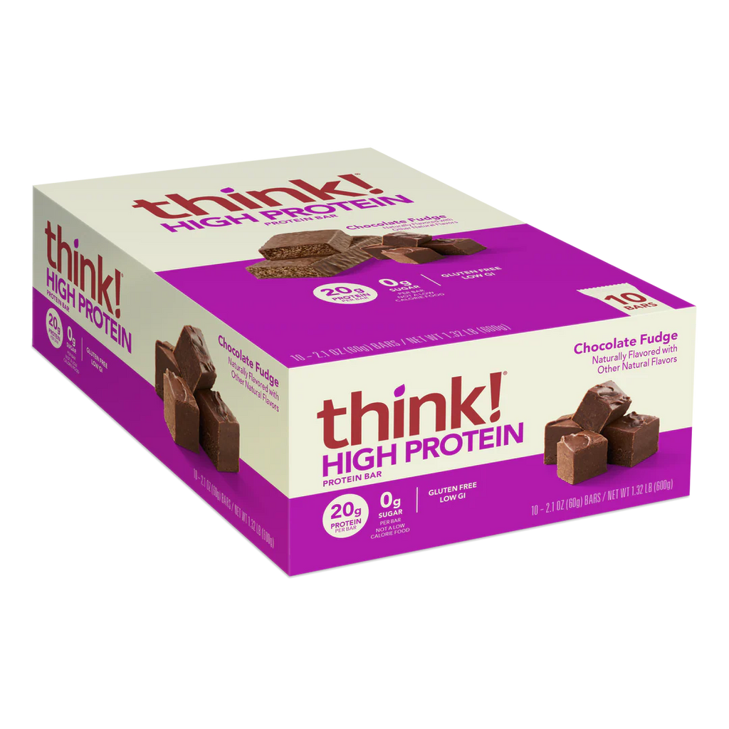 Think! High Protein 10 Barras de Proteina Chocolate fudge