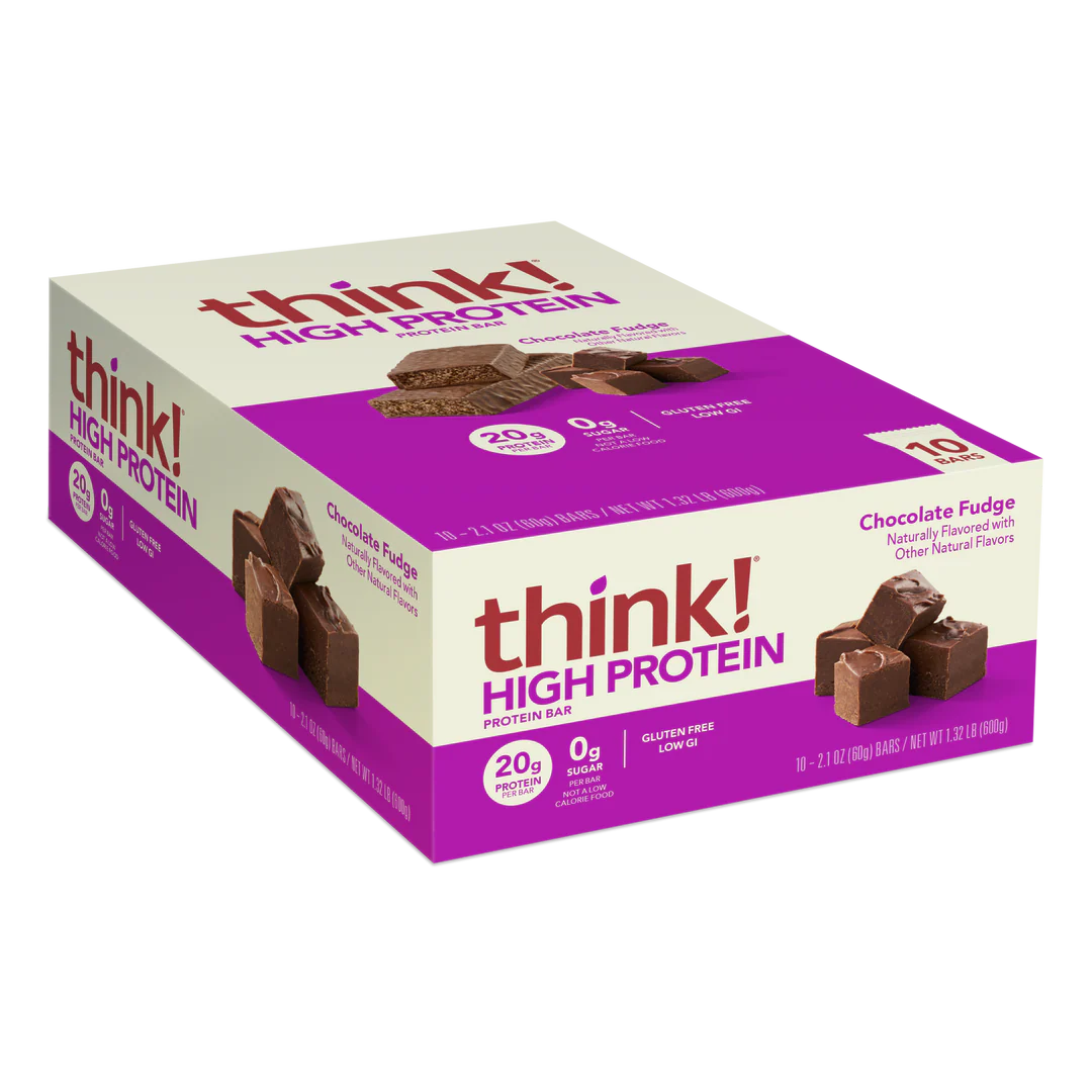 Think! High Protein 10 Barras de Proteina Chocolate fudge