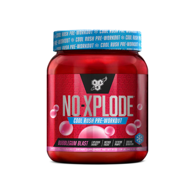 BSN No Xplode Cool Rush Pre Entreno 540g 30 Servicios Bubblegum blast Portada