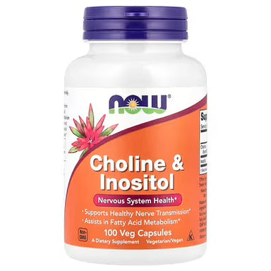 Now Foods Choline & Inositol 100 Veg Caps