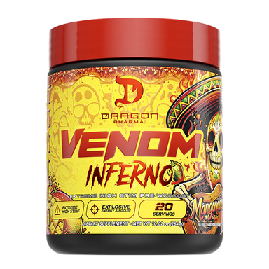 Dragon Pharma Venom Inferno 20 Servicios Sabor Mangonada