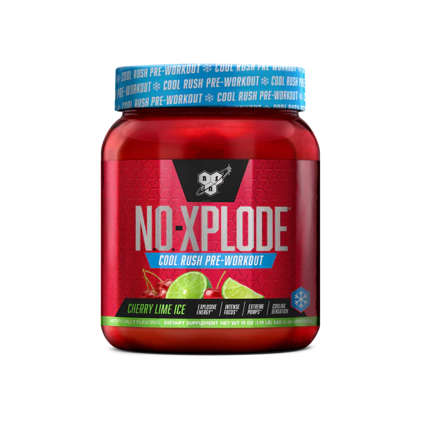 BSN No Xplode Cool Rush Pre Entreno 540g 30 Servicios Cherry lime ice