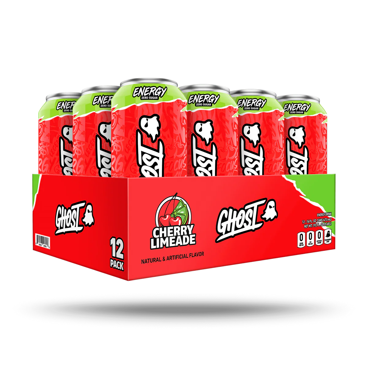 Ghost Energy Drink 16Oz 12 Pack cherry limeade