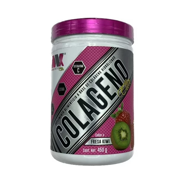 Advance Nutrition Colageno Hidrolizado Ella Con Vitamina C Y Acido Hialurónico 450g Fresa Kiwi