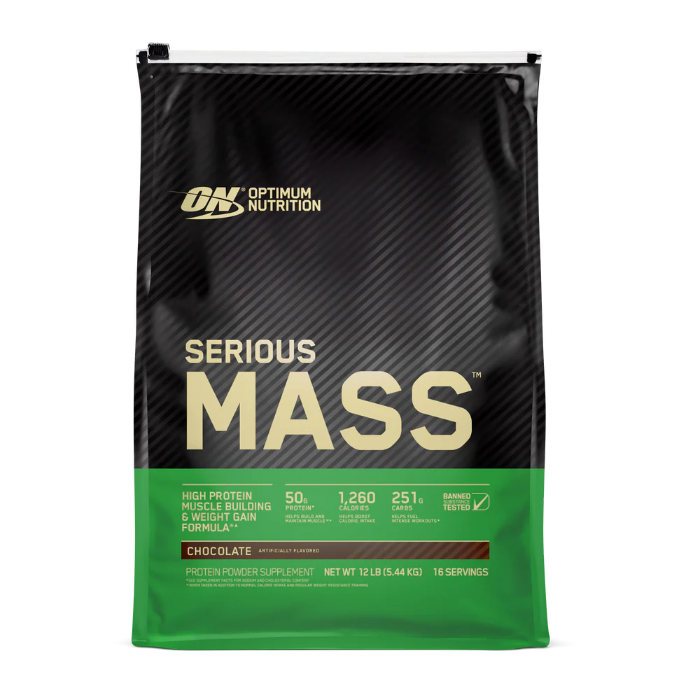 Optimum Nutrition Serious Mass 12 Libras Chocolate
