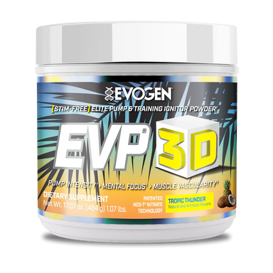 Evogen Evp 3D Stim Free Pre Entreno 40 Servicios tropic thunder
