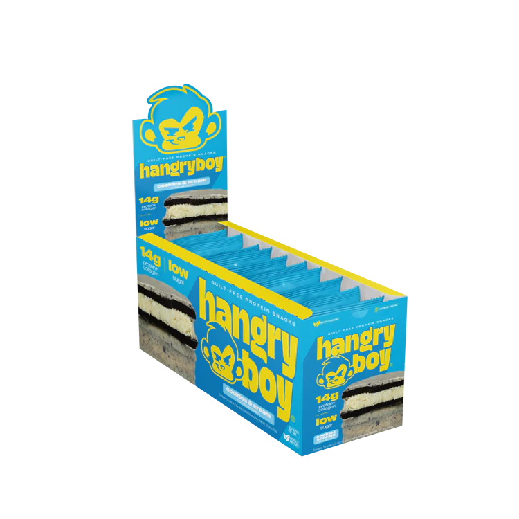 Hangryboy Protein Cookie 12 Pack Cookies and Cream