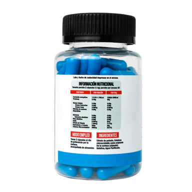 Superlabs Nutrition Citrato de Potasio 500mg 100 capsulas Informacion nutricional