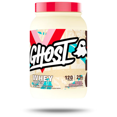 Proteina Ghost Whey 2Lbs 26 Servicios Finaflex Beta Alanina 150 Servicios fruity cereal milk