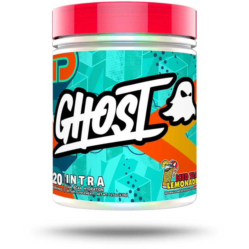 Ghost Intra Eaa Bcaa 20 Servicios. Aminoácidos y Electrolitos Iced tea lemonade