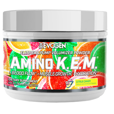 Evogen Amino KEM Eaa y Bcaa 30 Servicios citrus candy