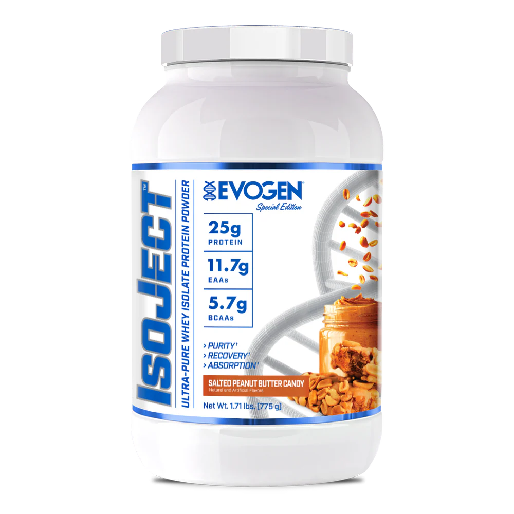Evogen Proteina Isoject 2 lbs 28 Servicios salted peanut butter