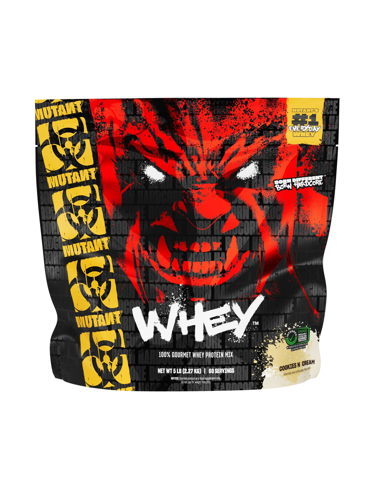 Mutant Whey Proteina 5 libras 61 servicios cookies and cream