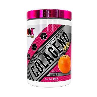 Advance Nutrition Colageno Hidrolizado Ella Con Vitamina C Y Acido Hialurónico 450g Naranja