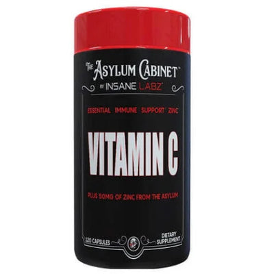 Insane Vitamin C 120 Caps- Asylum Cabinet Multivitaminico
