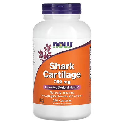 Now Foods Shark Cartilage 750 Mg 300 Caps