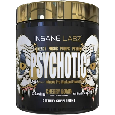 Insane Labz Psychotic Gold Pre Enterno 35 servicios cherry bomb