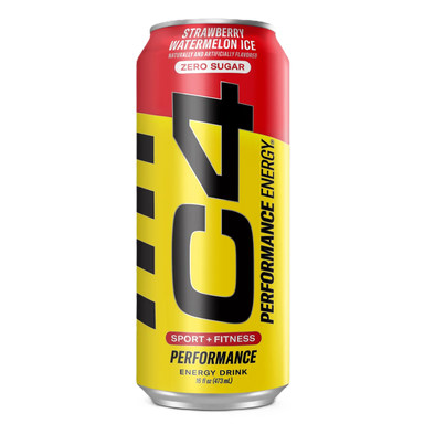 Cellucor c4 energy drink zero azucar 16 oz (12 latas) fresa sandia