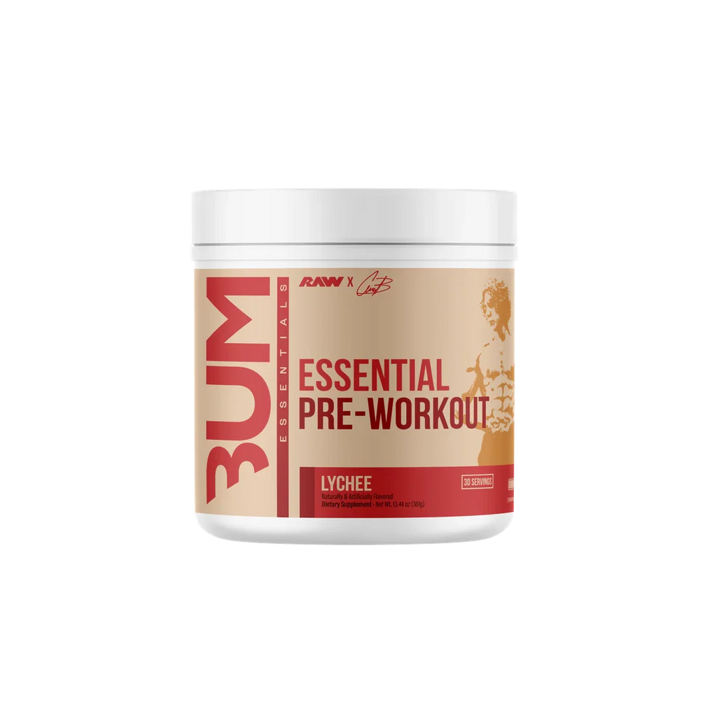 Raw Nutrition Bum Essentials Pre Entreno 30 Servicios Lychee