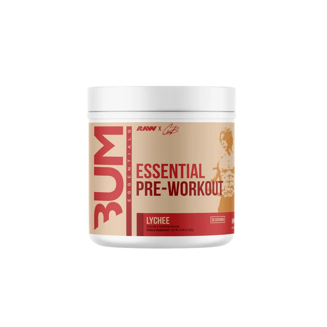 Raw Nutrition Bum Essentials Pre Entreno 30 Servicios Lychee