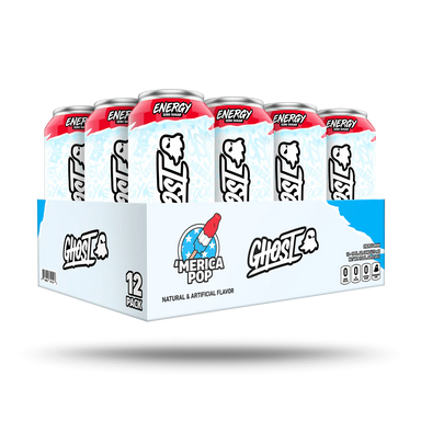 Ghost Energy Drink 16Oz 12 Pack ´merica pop