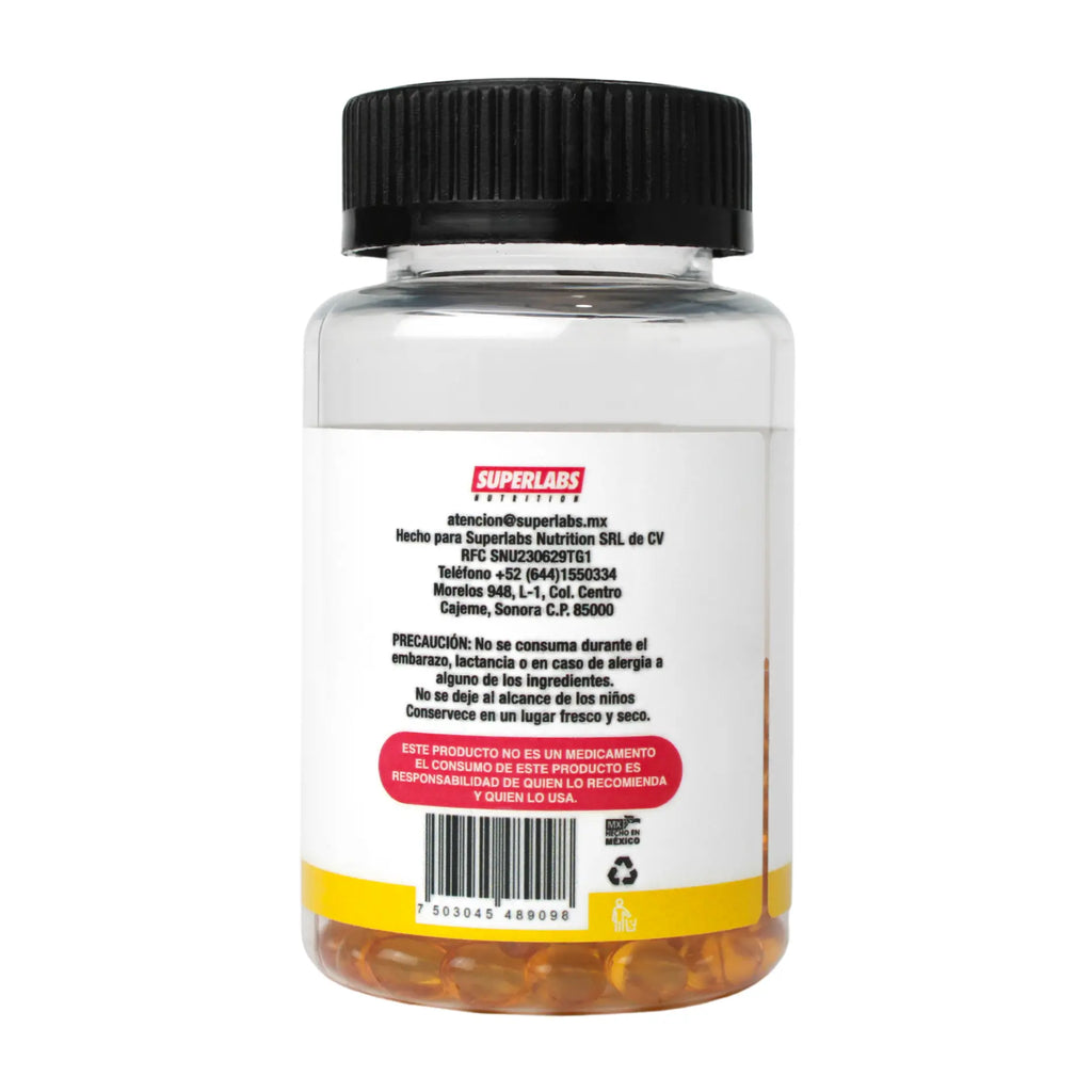 Superlabs Nutrition Vitamina D3 5000 UI 100 Softgels portada 2