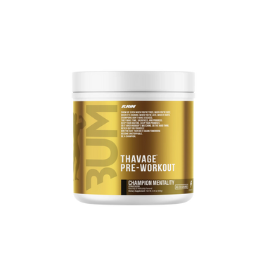 Raw Nutrition Bum Thavage Pre Entreno 40 Servicios champion mentality