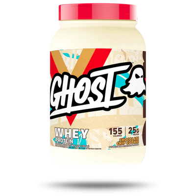 Proteina Ghost Whey 2Lbs 26 Servicios Finaflex Beta Alanina 150 Servicios chocolate chips cookie