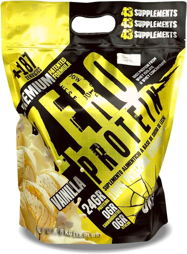 43 Supplements Proteina Hidrolizada 13.2 Lbs 150 Servicios vainilla