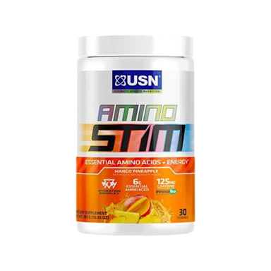 USN Amino Stim 30 servicios. Aminoácidos mango piña
