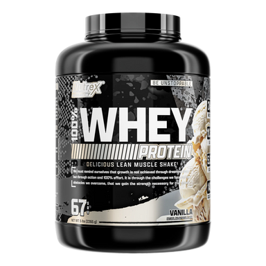 Nutrex Proteina 100% Whey 5 Lbs 64 Servicios vainilla