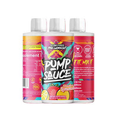 Pump Sauce Stim-Free Pre Entreno 32 servicios pink strawberry lemoande