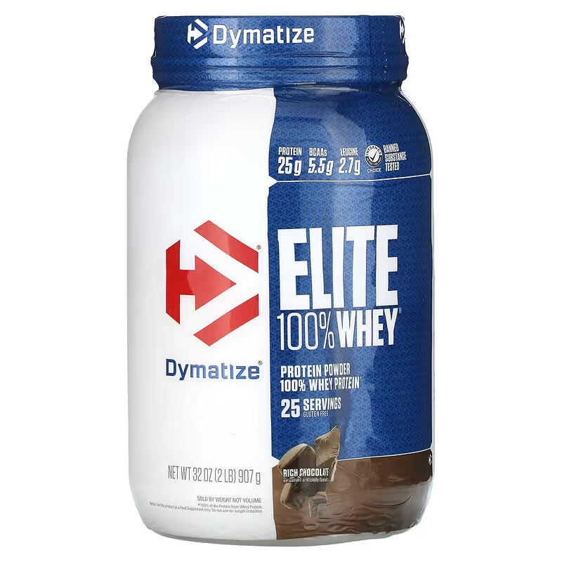 Dymatize Proteina Elite Whey 2 Lbs 26 Servicios Rich Chocolate
