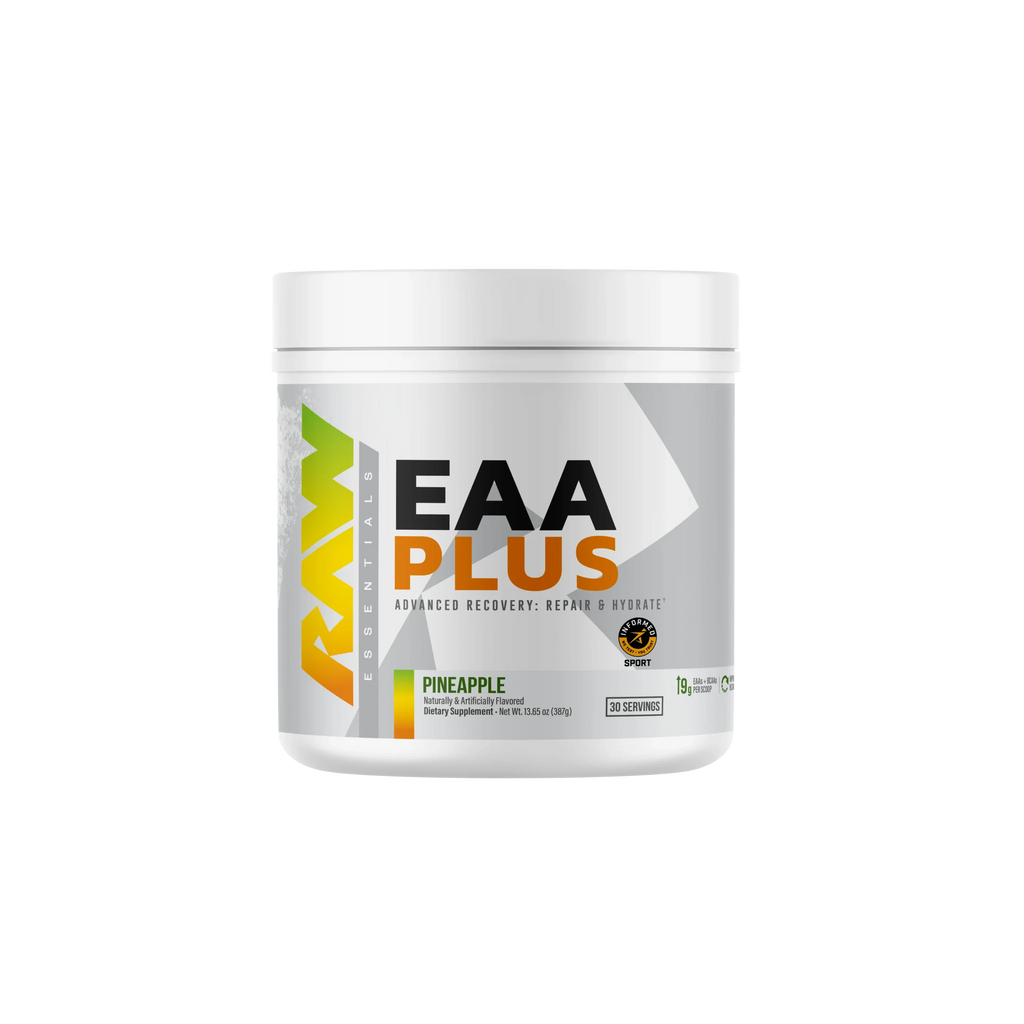 Raw Nutrition Essentials EAA Plus 30 Servicios. Aminoácidos e Hidratación Pineapple