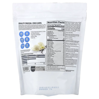 Isopure Proteina Zero Carb 1 Lbs 15 Servicios informacion nutricional