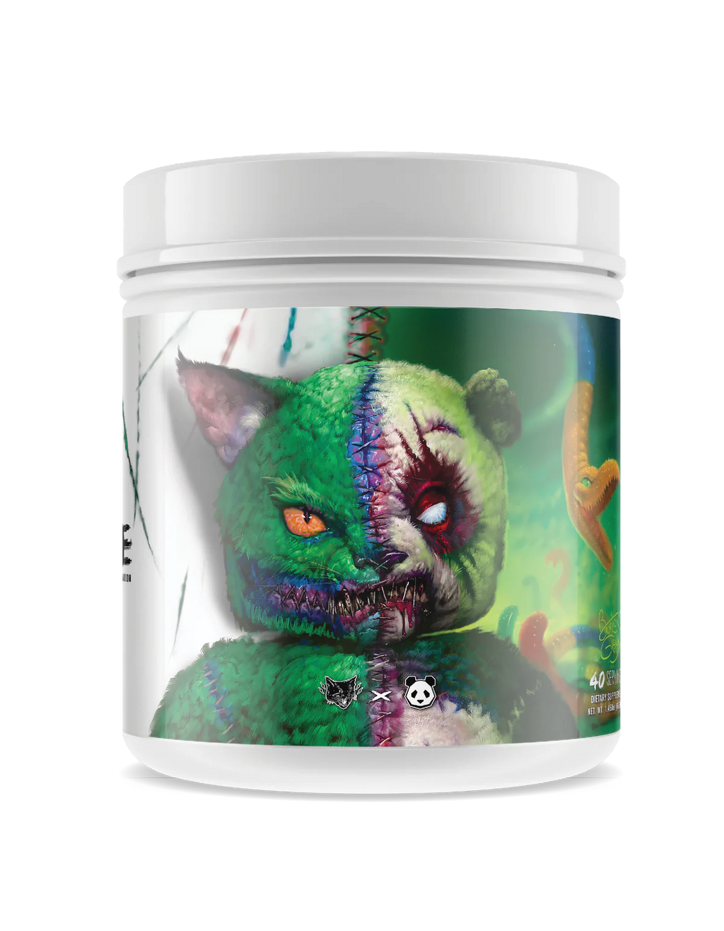 Panda & Black Magic Savage 40 Serv Pre Entreno Sabor Sour Gummy Candy