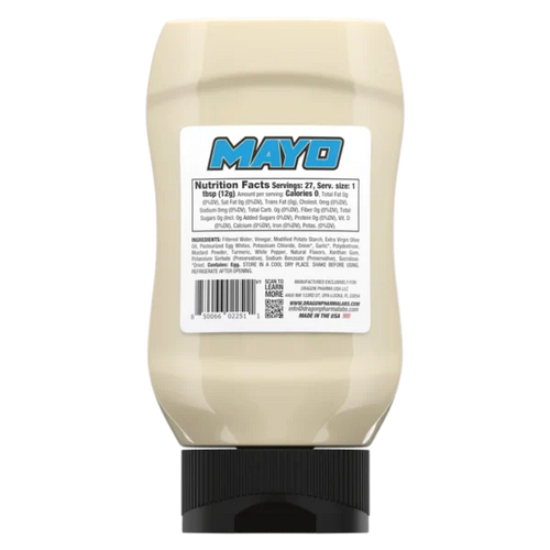Dragon Pharma Dips Mayo 335 Gr Informacion nutricional